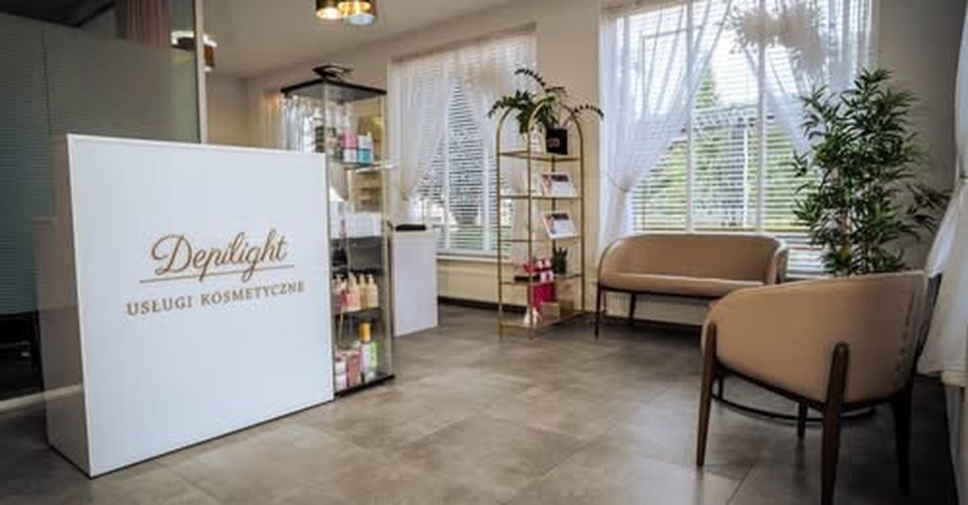 Wnętrze gabinetu Depilight w Brodnicy
